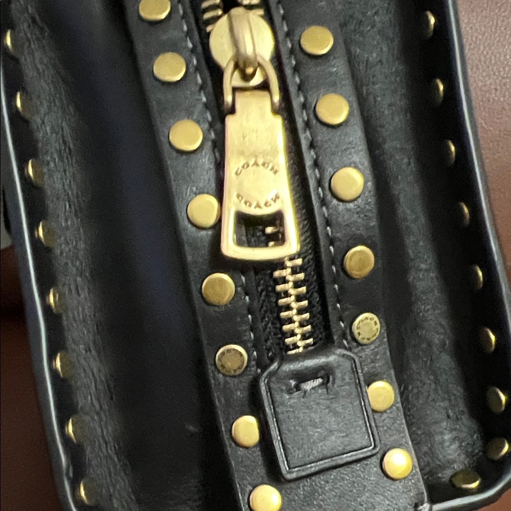 Coach Black Studded Women's Mini Bag - Picture 9 of 12